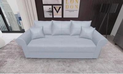 Canapea Extensibilă Elsa Mini, Argintiu