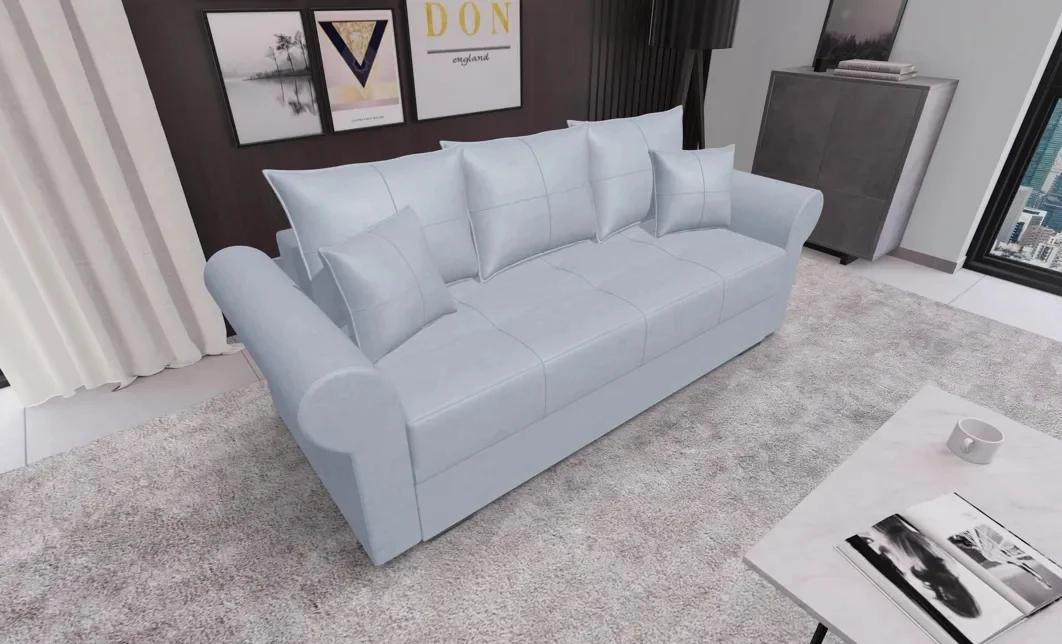 Canapea Extensibilă Elsa Mini, Argintiu 2
