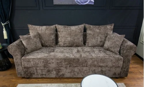 Canapea Extensibilă Elsa Memory Mini, Maro