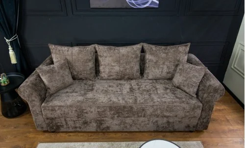 Canapea Extensibilă Elsa Memory Mini, Maro