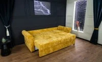 Canapea Extensibilă Elsa Memory Mini, Mustar 7