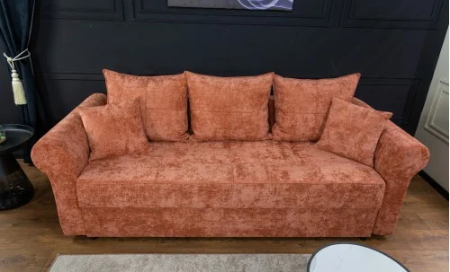 Canapea Extensibilă Elsa Bonell Max, Rosu caramiziu