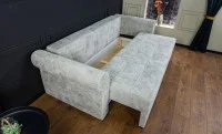 Canapea Extensibilă Elsa Memory Mini, Gri deschis