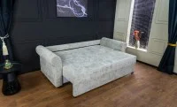 Canapea Extensibilă Elsa Memory Mini, Gri deschis