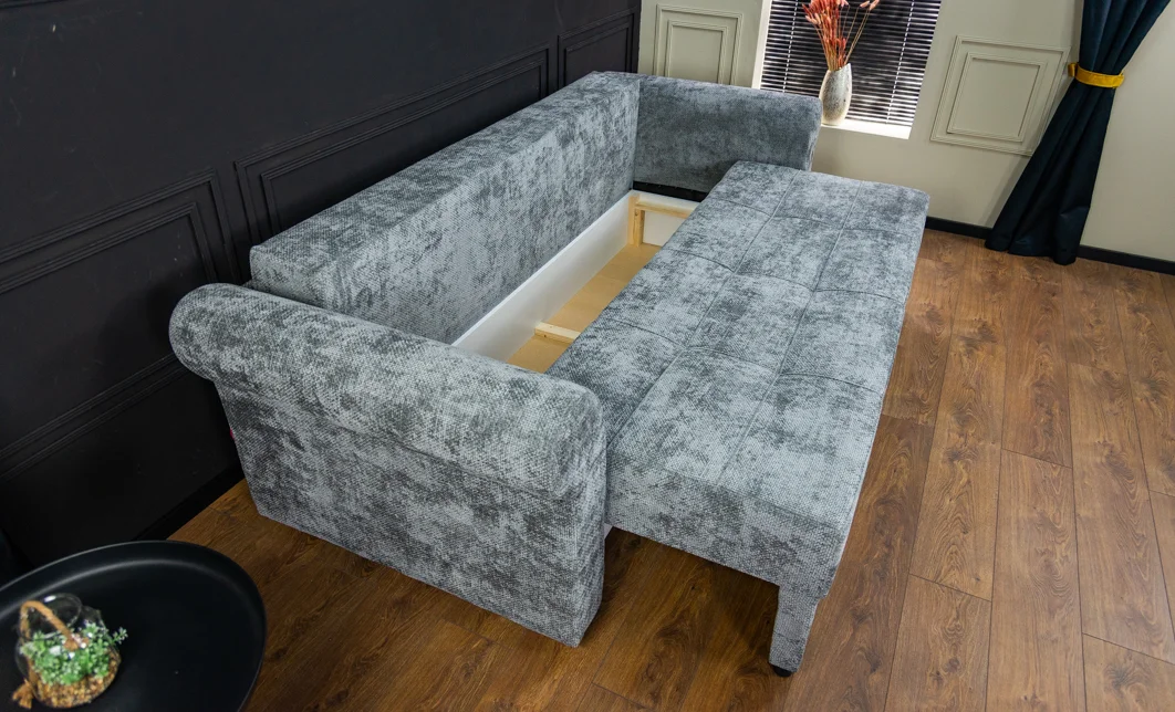 Canapea Extensibilă Elsa Bonell Max, Gri 5