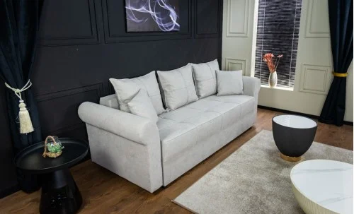 Canapea Extensibilă Elsa Bonell Mini, Gri