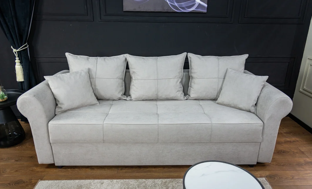 Canapea Extensibilă Elsa Bonell Mini, Gri 4