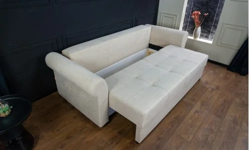 Canapea Extensibilă Elsa Bonell Mini, Bej