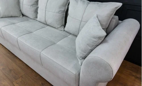Canapea Extensibilă Elsa Bonell Mini, Gri deschis