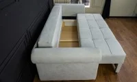 Canapea Extensibilă Elsa Bonell Mini, Gri deschis 8