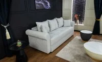 Canapea Extensibilă Elsa Bonell Mini, Gri deschis 3