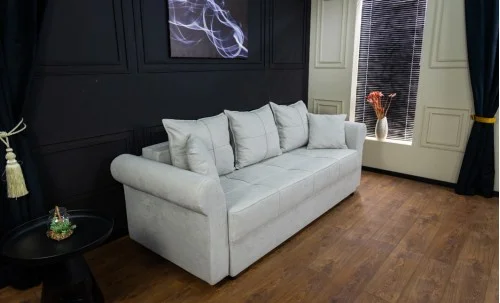 Canapea Extensibilă Elsa Bonell Mini, Gri deschis