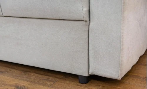 Canapea Extensibilă Elsa Bonell Mini, Gri deschis
