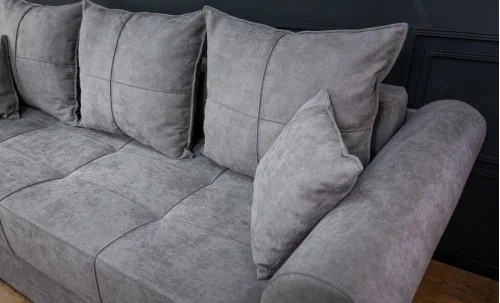 Canapea Extensibilă Elsa Bonell Mini, Gri inchis