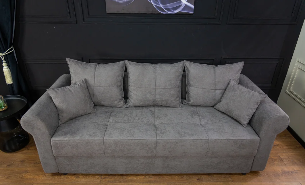 Canapea Extensibilă Elsa Bonell Mini, Gri inchis