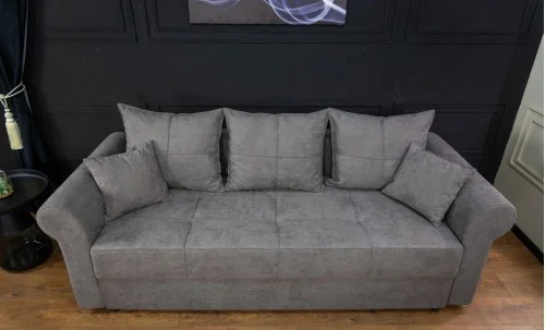 Canapea Extensibilă Elsa Bonell Mini, Gri inchis