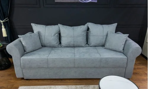 Canapea Extensibilă Elsa Memory Mini, Gri albastrui