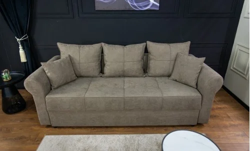 Canapea Extensibilă Elsa Memory Mini, Maro deschis
