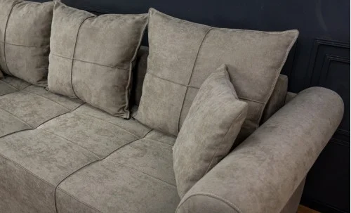 Canapea Extensibilă Elsa Memory Mini, Maro deschis