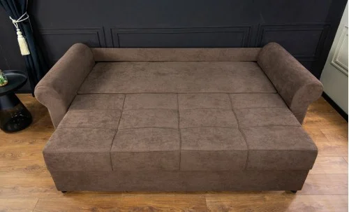 Canapea Extensibilă Elsa Bonell Mini, Maro
