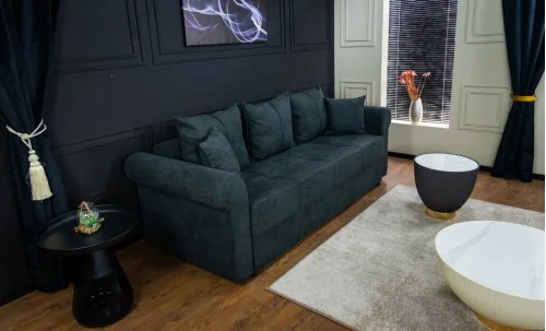Canapea Extensibilă Elsa Bonell Max, Gri Inchis