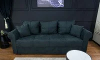 Canapea Extensibilă Elsa Bonell Max, Gri Inchis 4