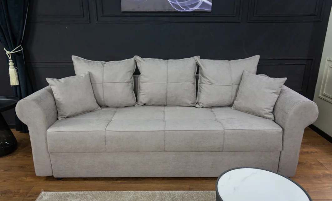 Canapea Extensibilă Elsa Bonell Max, Bej inchis 3