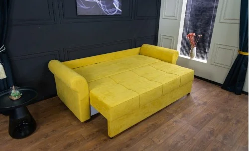 Canapea Extensibilă Elsa Memory Max, Mustar