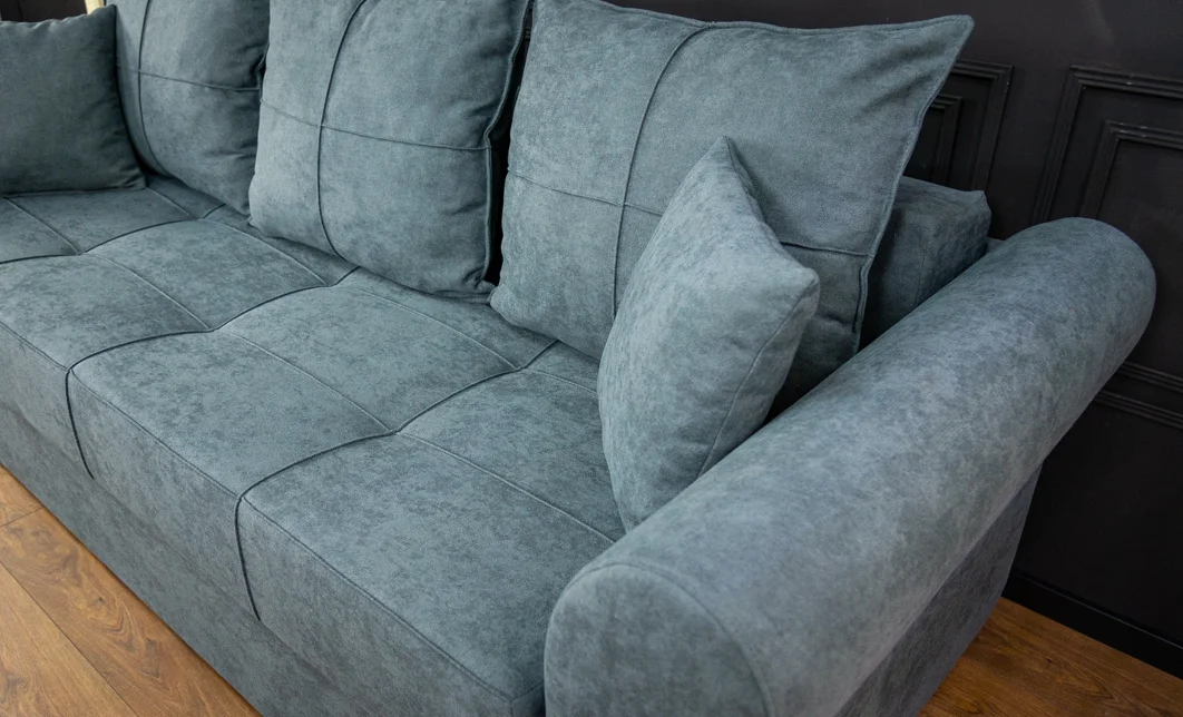Canapea Extensibilă Elsa Memory Mini, Gri antracit