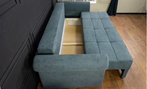 Canapea Extensibilă Elsa Memory Mini, Gri antracit