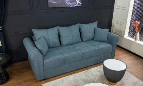 Canapea Extensibilă Elsa Memory Mini, Gri antracit