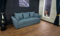 Canapea Extensibilă Elsa Memory Mini, Gri antracit 6