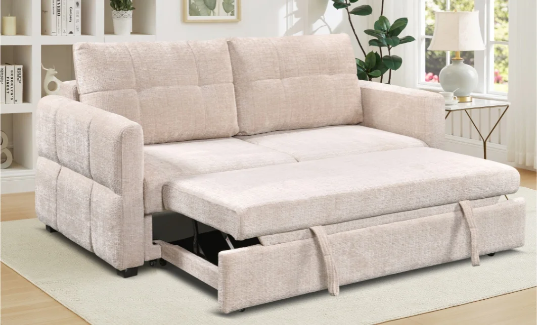 Canapea Extensibilă Cremona 7911-02, Beige 9