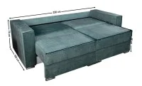 Canapea Extensibilă Inna Memory, Verde 5