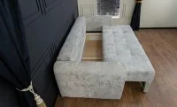 Canapea Extensibilă Lacrima Bonell Max, Gri deschis 8