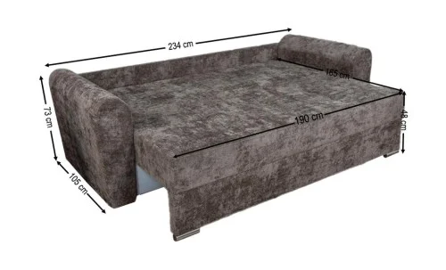 Canapea Extensibilă Lacrima Bonell Max, Maro