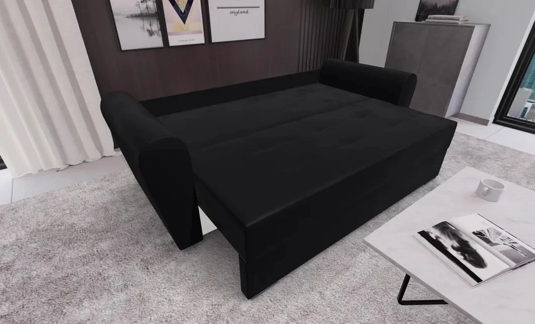 Canapea Extensibila Lacrima Mini, Negru 3