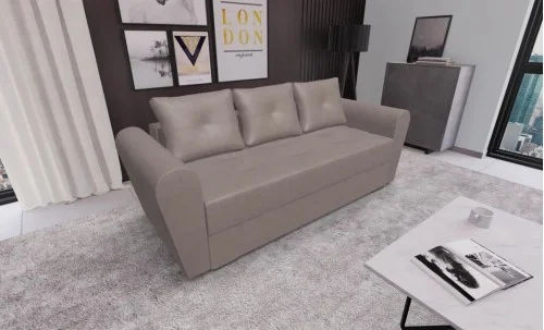 Canapea Extensibila Lacrima Mini, Maro deshis