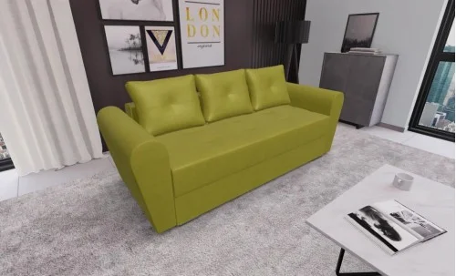 Canapea Extensibila Lacrima Mini, Verde masliniu