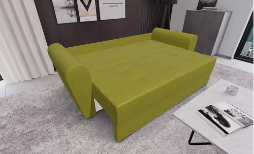 Canapea Extensibila Lacrima Mini, Verde masliniu