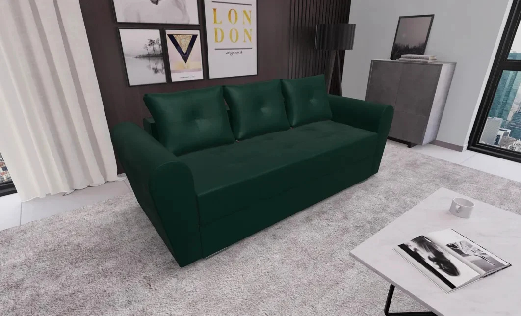 Canapea Extensibila Lacrima Mini, Verde 2