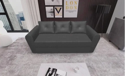 Canapea Extensibila Lacrima Mini, Gri inchis