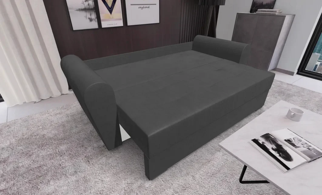 Canapea Extensibila Lacrima Mini, Gri inchis 3