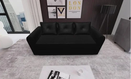 Canapea Extensibila Lacrima Mini, Negru
