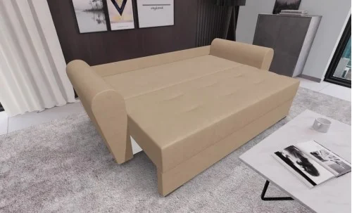 Canapea Extensibila Lacrima Mini, Maro deschis