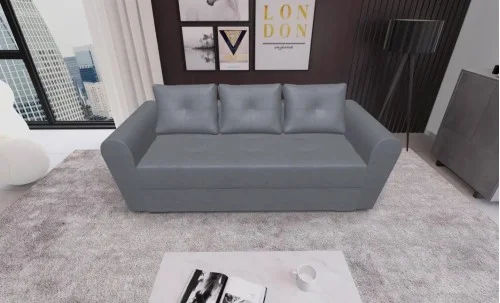 Canapea Extensibila Lacrima Mini, Gri antracit