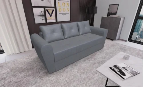 Canapea Extensibila Lacrima Mini, Gri antracit