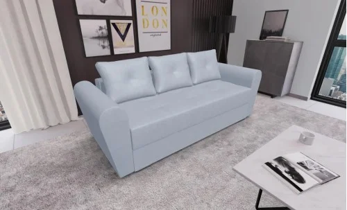 Canapea Extensibila Lacrima Mini, Argintiu