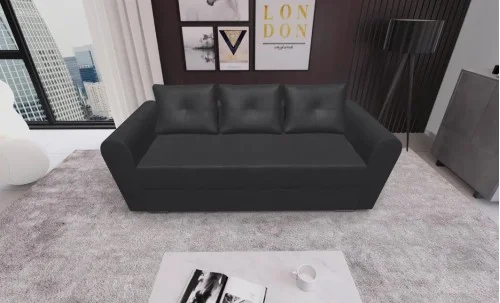 Canapea Extensibila Lacrima Mini, Gri carbune