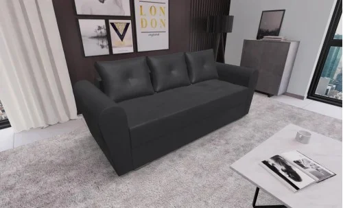 Canapea Extensibila Lacrima Mini, Gri carbune